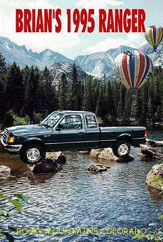 Ccolorado cats Ford Pick-up 1995 Ehlke photoos Rocky Mountains